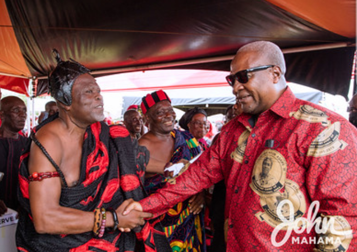 Mahama mourns late Togbega Afum Asare III