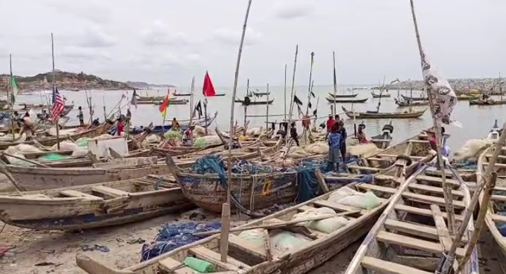 Some fishermen expressing their grievances