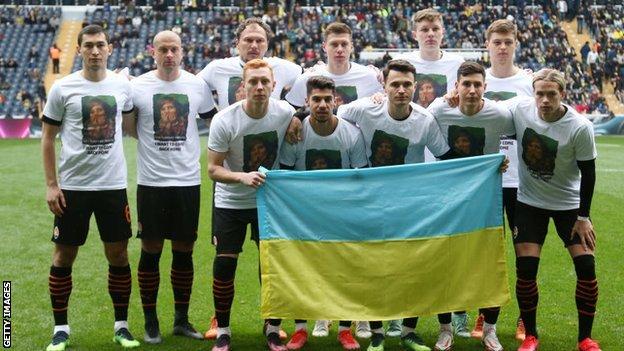 Ukrainian Premier League terminated following Russian invasion