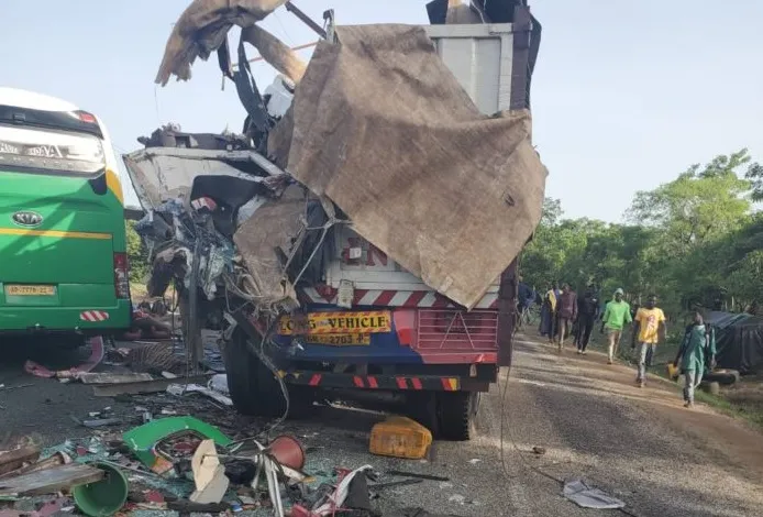Ghastly accident on Bole-Bamboi highway leaves four dead