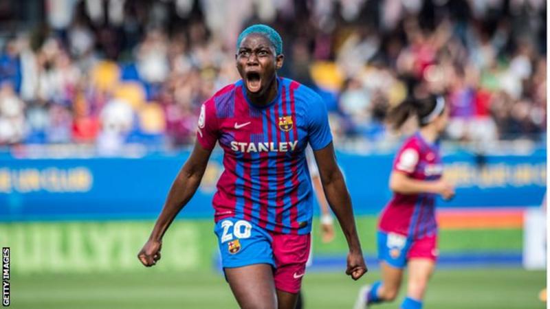 Asisat Oshoala: Nigeria striker credits Barcelona squad for Pichichi award