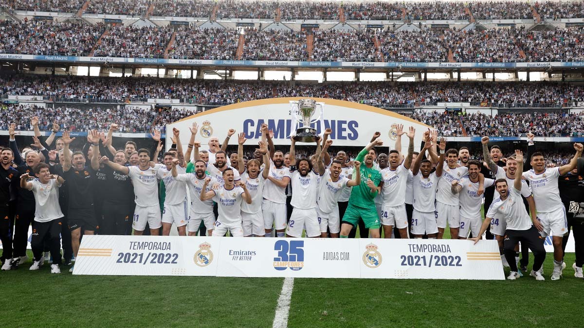 Ancelotti complets ‘Grand Slam’ as Real Madrid wins 35th La Liga title