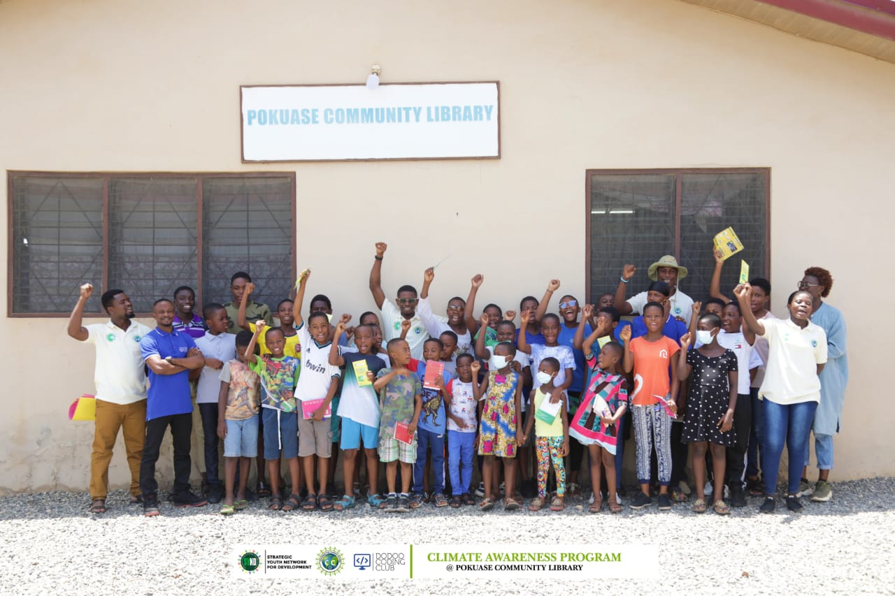C4C takes climate awareness campaign to Pokuase Community Library