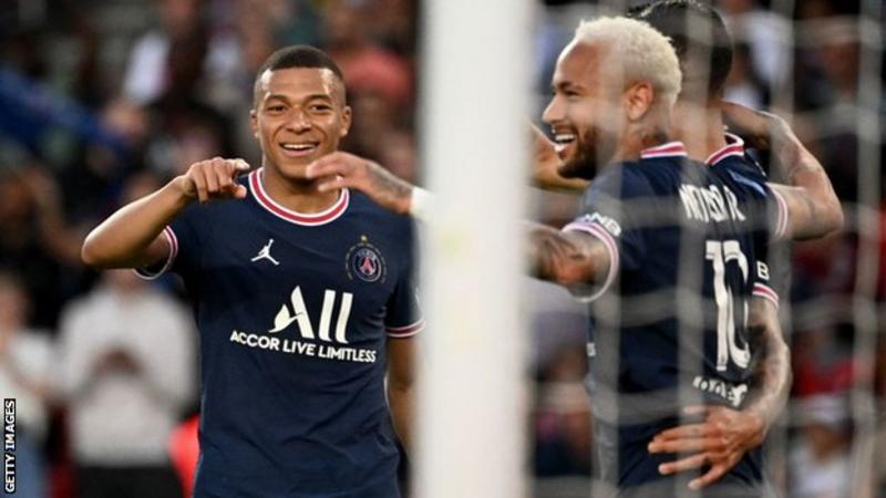 Mbappe treble marks new deal as PSG relegate Metz