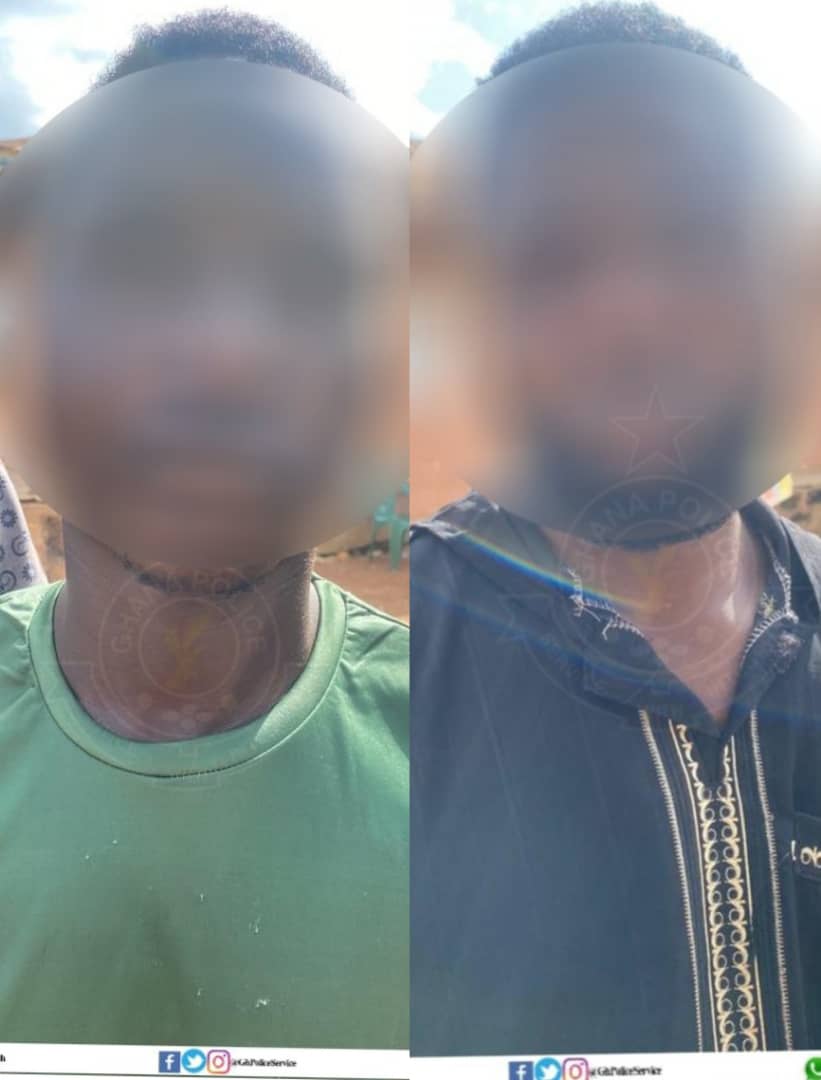 Police arrest five suspected Gold robbers at Akyem-Adukrom