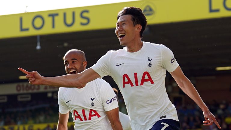 Spurs beat Norwich to qualify for Champions League