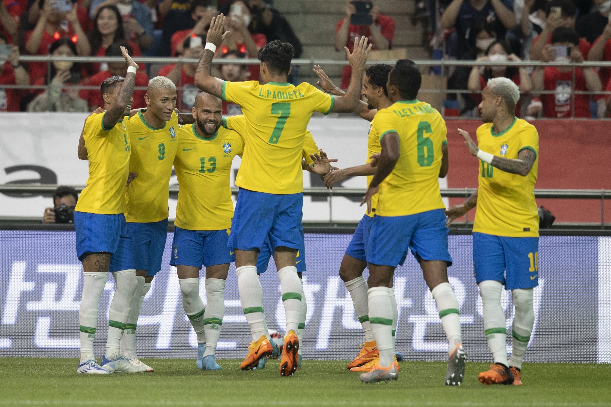 Neymar Junior scores brace as Brazil beat South Korea 5-1