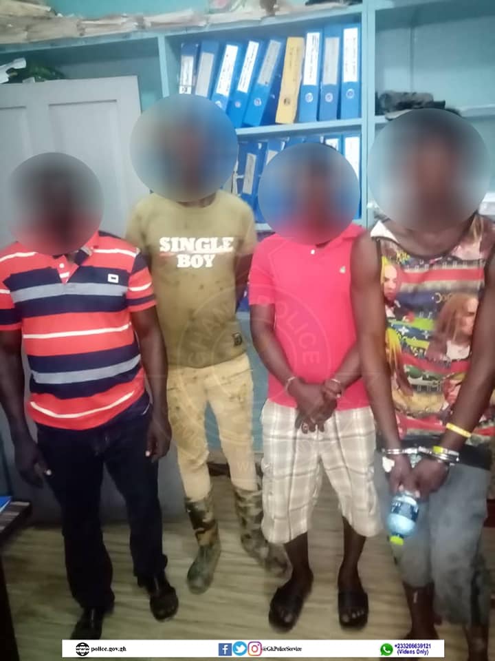 Obuasi: Four armed robbery suspects nabbed