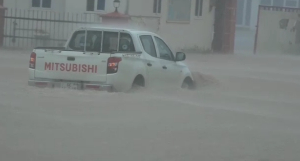 Commuters perennial floods on Apowa-Tarkwa road address