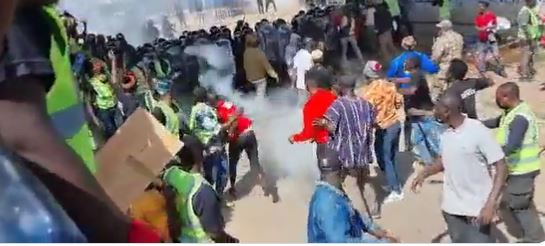 Arise Ghana demo: three arrested; police fire tear gas at protestors