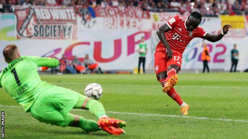 Mane scores first Bayern goal in German Super Cup win