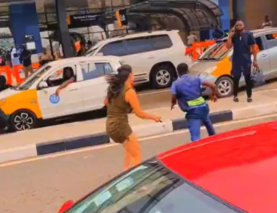 Foreigner who assaulted car park attendant at airport arrested