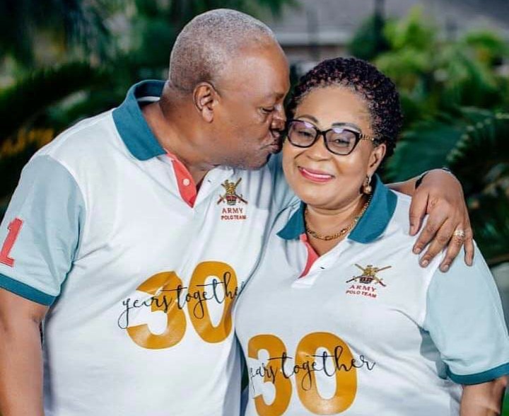‘Romantic’ Mahama appreciates Lordina’s “true love experience”