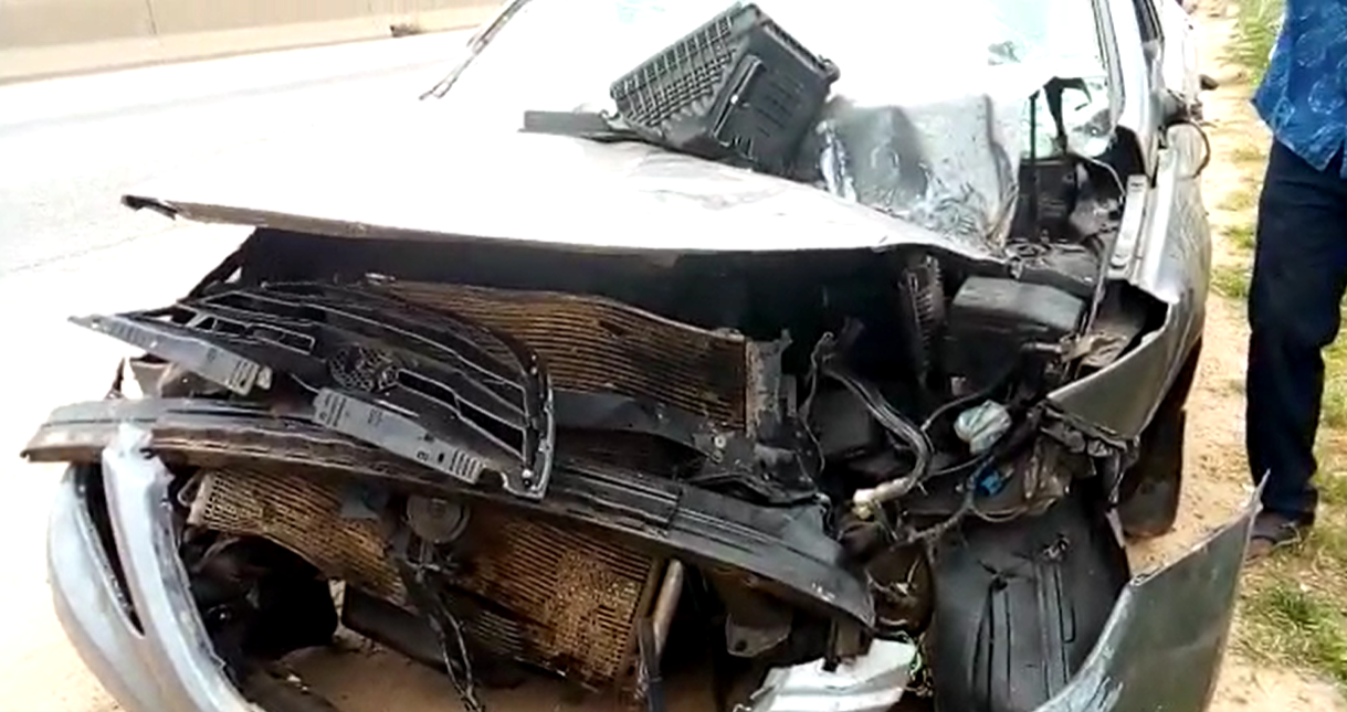Fire officers in critical condition after falling off Kasoa flyover