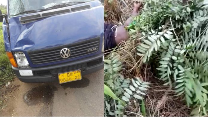 C/R: Footballer knocked down by speeding vehicle in Apam