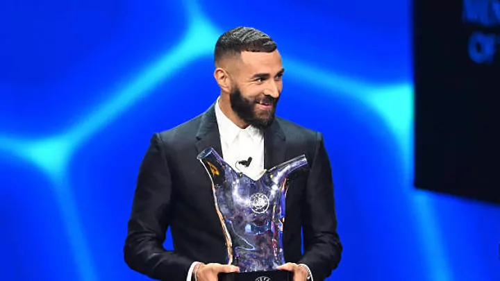 Benzema named UEFA men’s player of the year