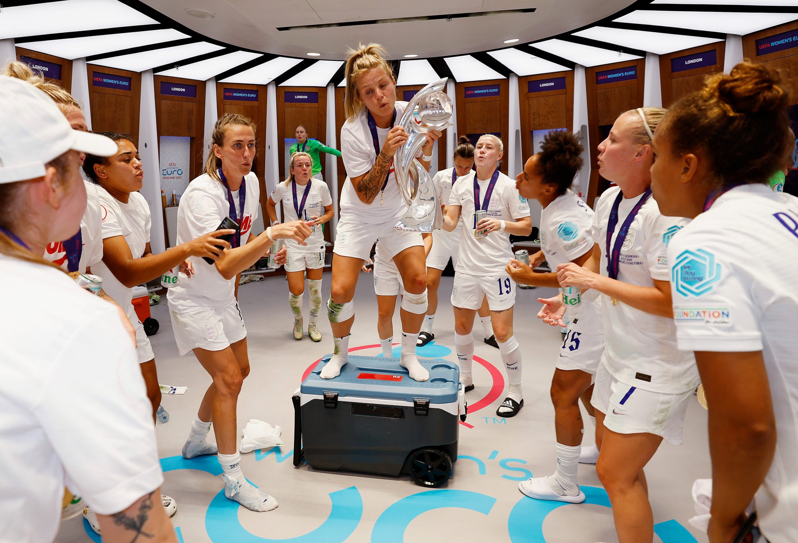 England beat Germany to win first major women’s trophy
