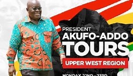 Akufo-Addo tours Upper West Region today