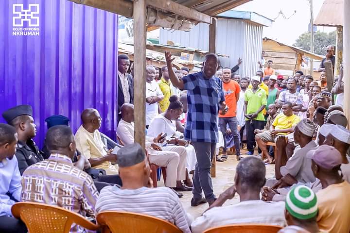 Kojo Oppong Nkrumah calls for peace and harmony in Ofoase-Ayirebi