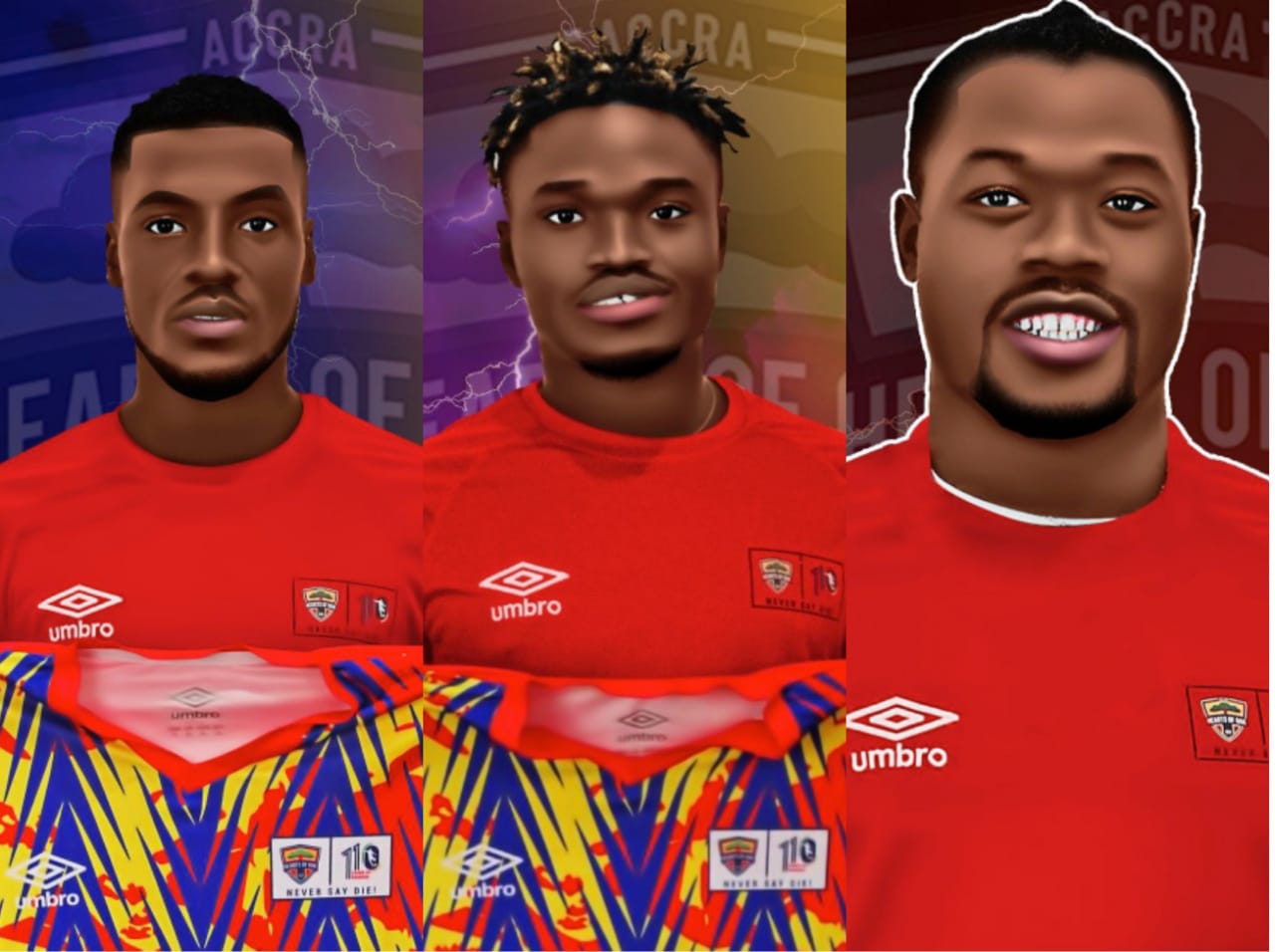 Accra Hearts of Oak announces signing of three new players