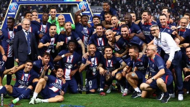 Neymar scores twice as Paris St-Germain win Trophee des Champions