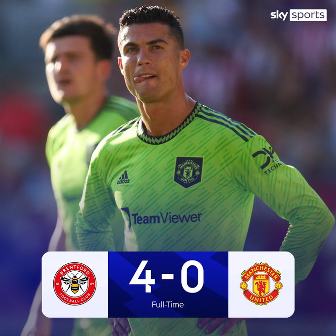 Manchester United humiliated by Brentford
