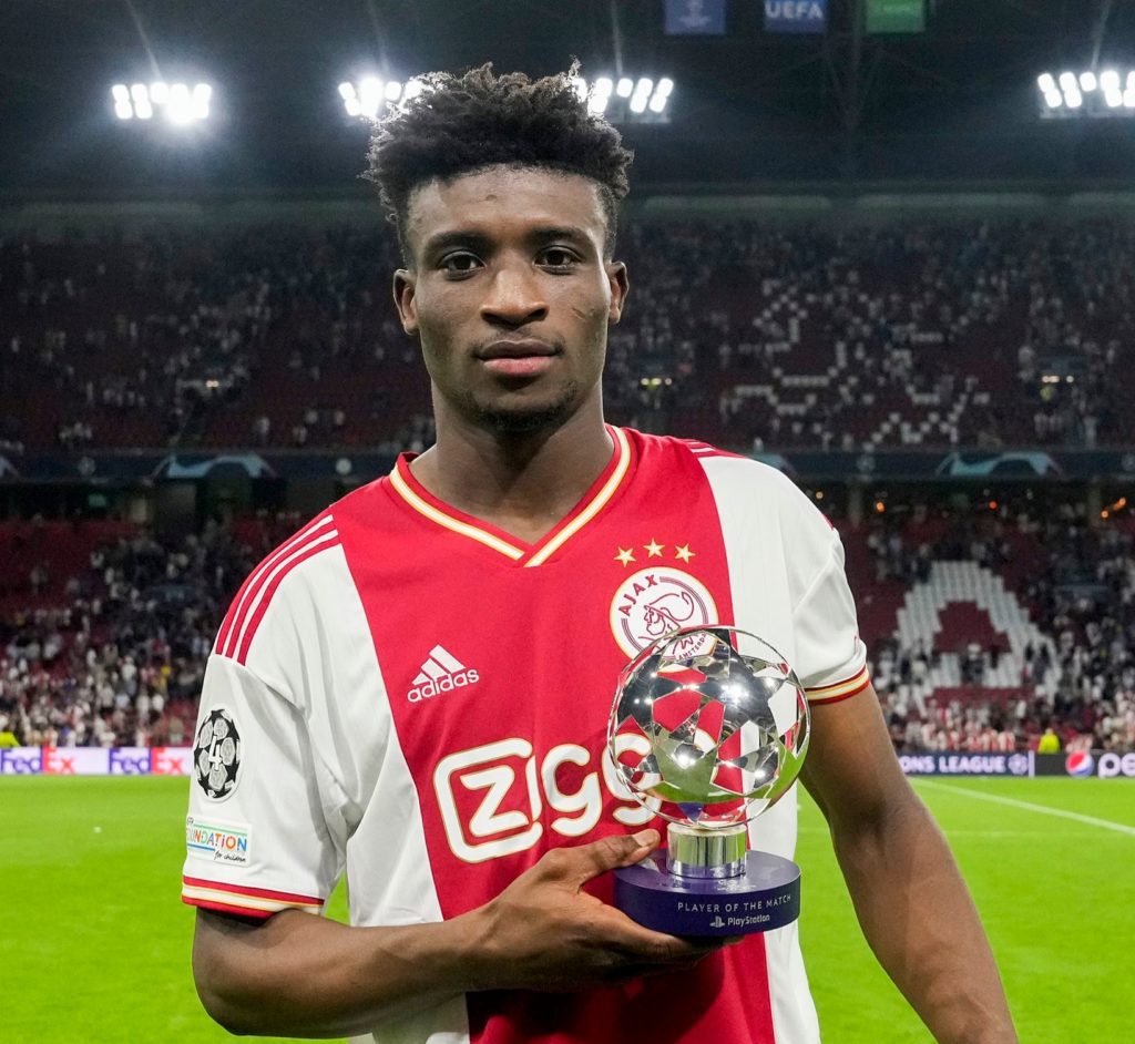Mohammed Kudus matches Dede Ayew’s UEFA Champions League record after 11 years