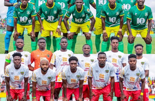 Aduana Stars shows Accra Hearts of Oak the real boss at Dormaa Ahenkro