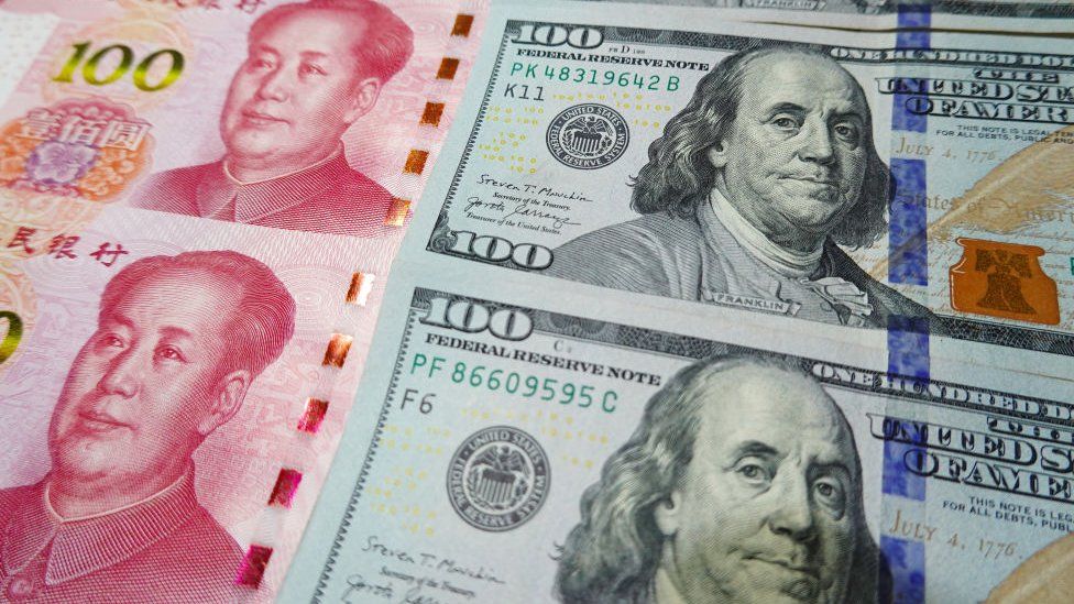 Chinese yuan hits record lows against US dollar