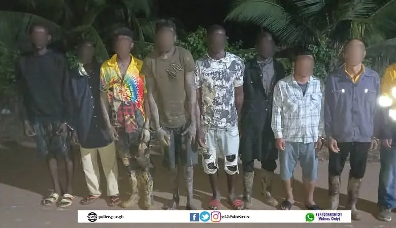 Ellembelle missing excavators: 3 more retrieved, 9 suspects arrested