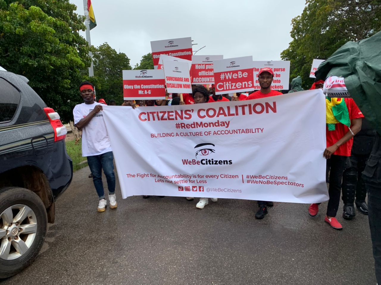 Civil Society declares ‘Red Monday’ to protest Auditor General’s refusal to surcharge