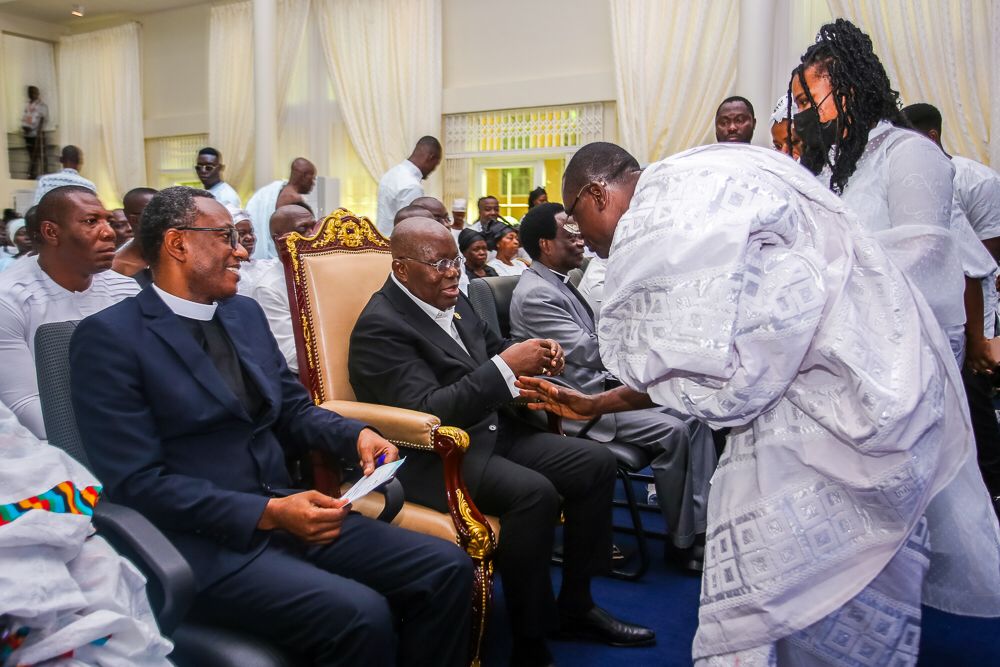 Akufo-Addo at Jospong funeral