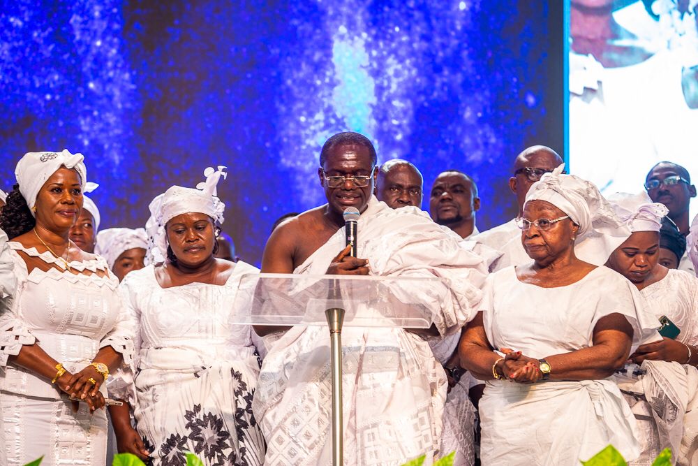 Akufo-Addo at Jospong funeral