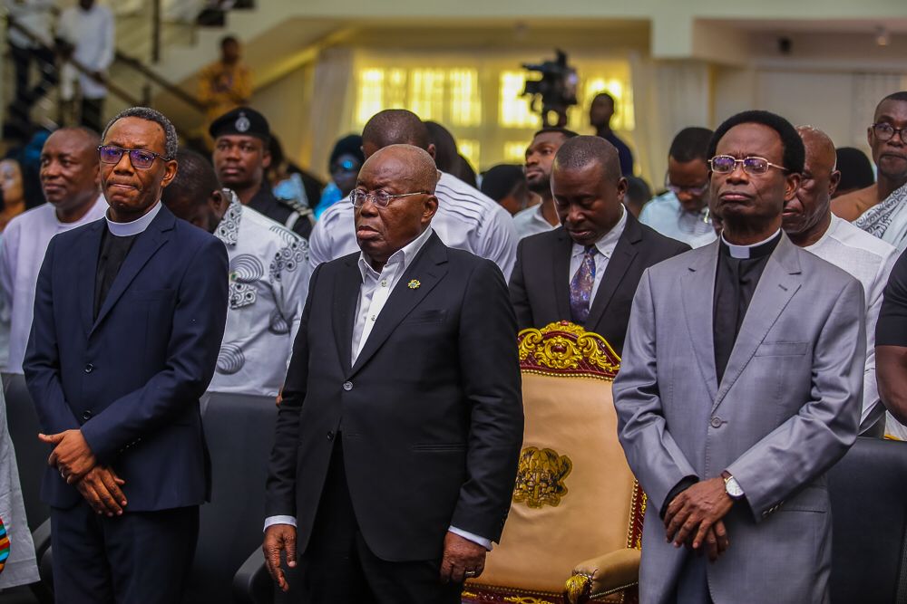 Akufo-Addo at Jospong funeral