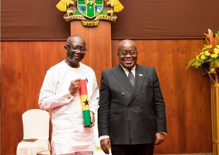 Ofori-Atta has been excellent; I can’t sack him – Akufo-Addo