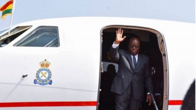 Akufo-Addo leaves for France