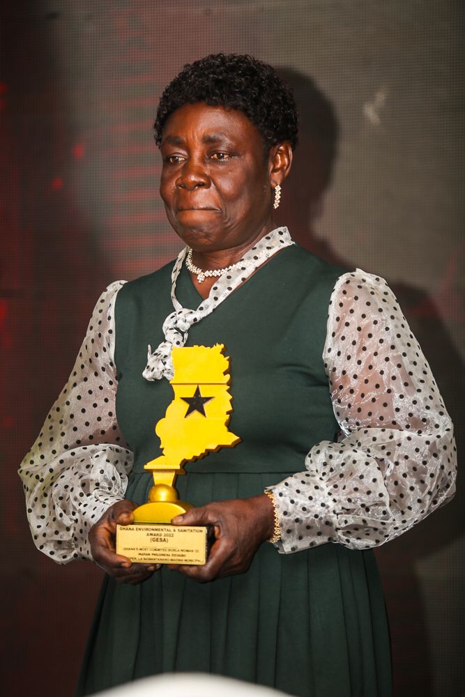 Madina sweeper Philomena Dzogbo receives distinguished award from GESA