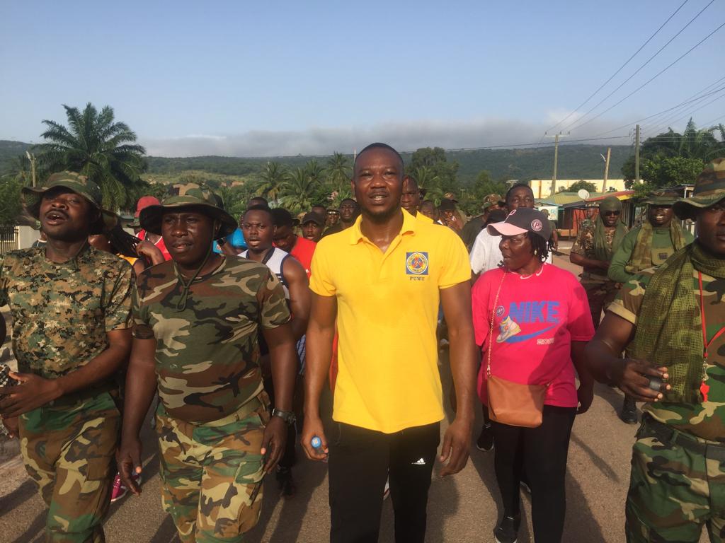 ECG Krobo District climaxes breast cancer awareness month with walk