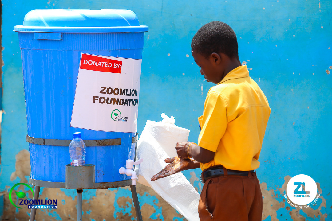Zoomlion donates to schools to mark Global Handwashing Day
