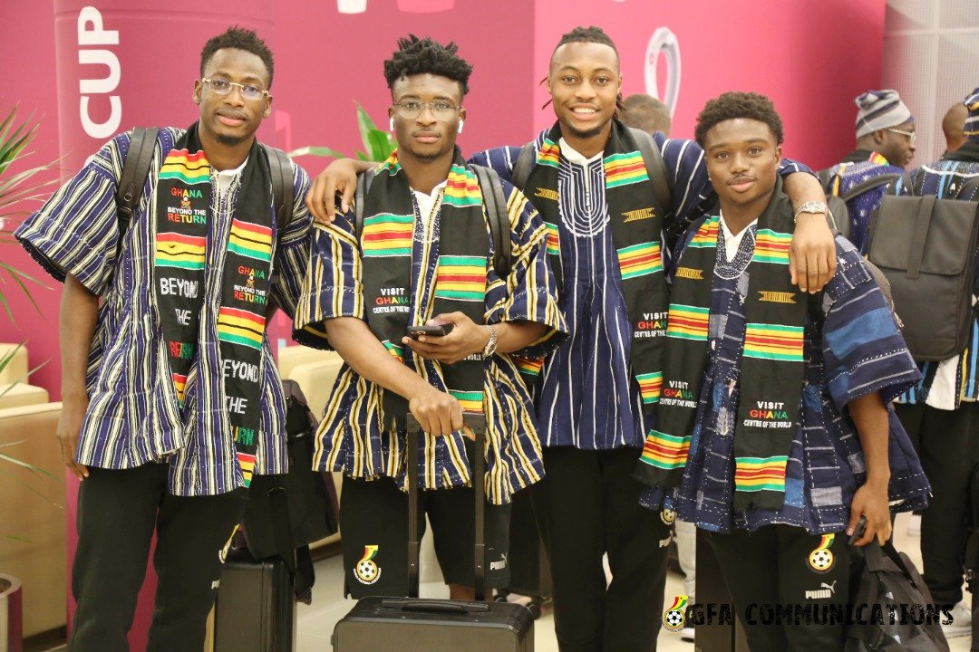 Black Stars arrive in Qatar ahead of global football festival