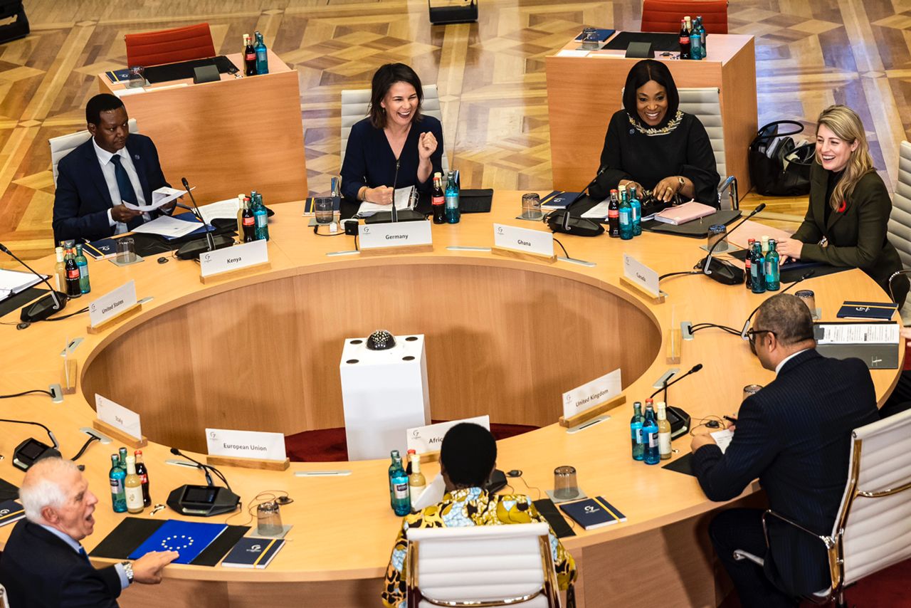 Foreign Minister Ayorkor Botchwey participates in Outreach Session of the G7 Foreign Ministers Meeting
