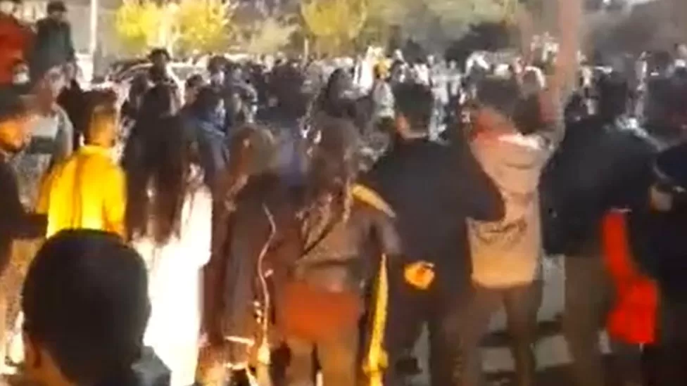 World Cup 2022: Iranian protesters celebrate football team’s elimination