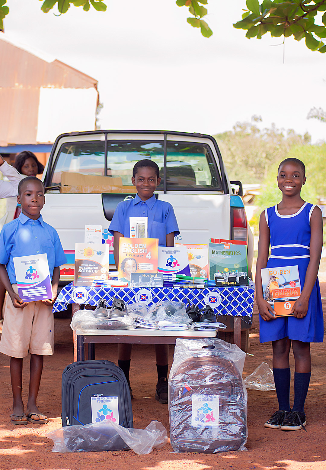 Kwahu East: 35 school children benefit from Bryan Acheampong Foundation