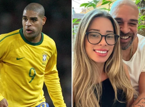 Brazil legend Adriano divorce wife after just 24 days of marriage ...