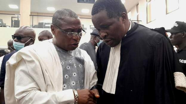 Ex-Guinea leader Camara denies role in massacre