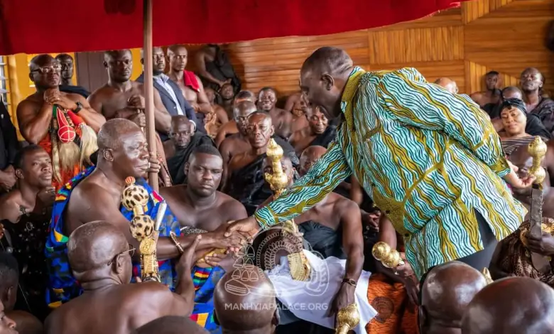 ‘Be the gentle and hard-working man I have known’ – Otumfour charges Alan