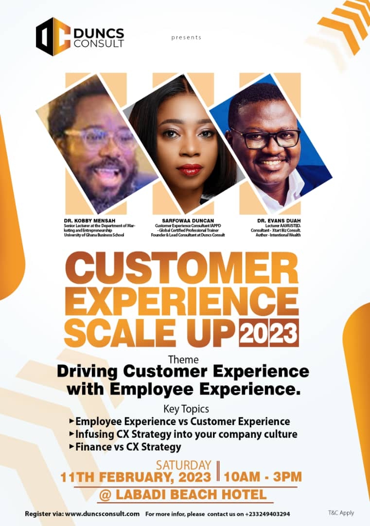Duncs Consult to hold customer experience seminar on February 11
