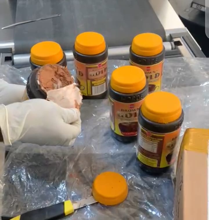 NACOC intercepts marijuana concealed in cocoa powder containers
