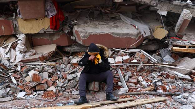 Turkey’s President Erdogan arrives in quake-hit region