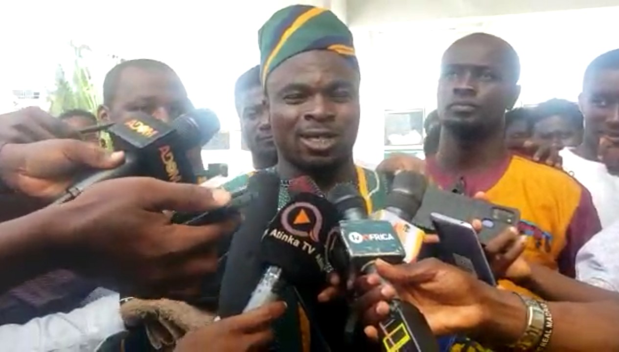 NDC flagbearership race: Ernest Krobeah files nomination forms; promises violent-free campaign, elections